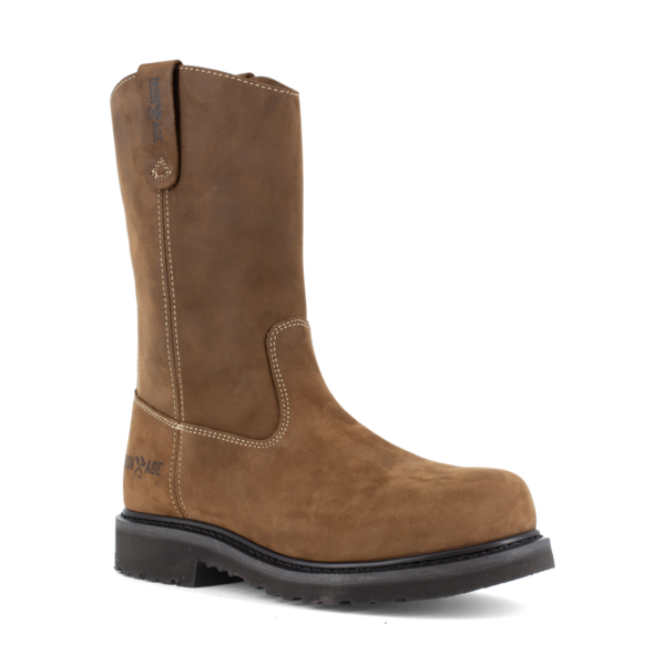 Solidifier Men's Brown 11" Pull-On Work Boot - IA5095